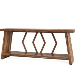 70.86-Inch Console Sofa Table with Storage for Entryway Living Room