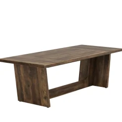 70.8-Inch Dining Table, Wood Farmhouse Kitchen Table for 4-6