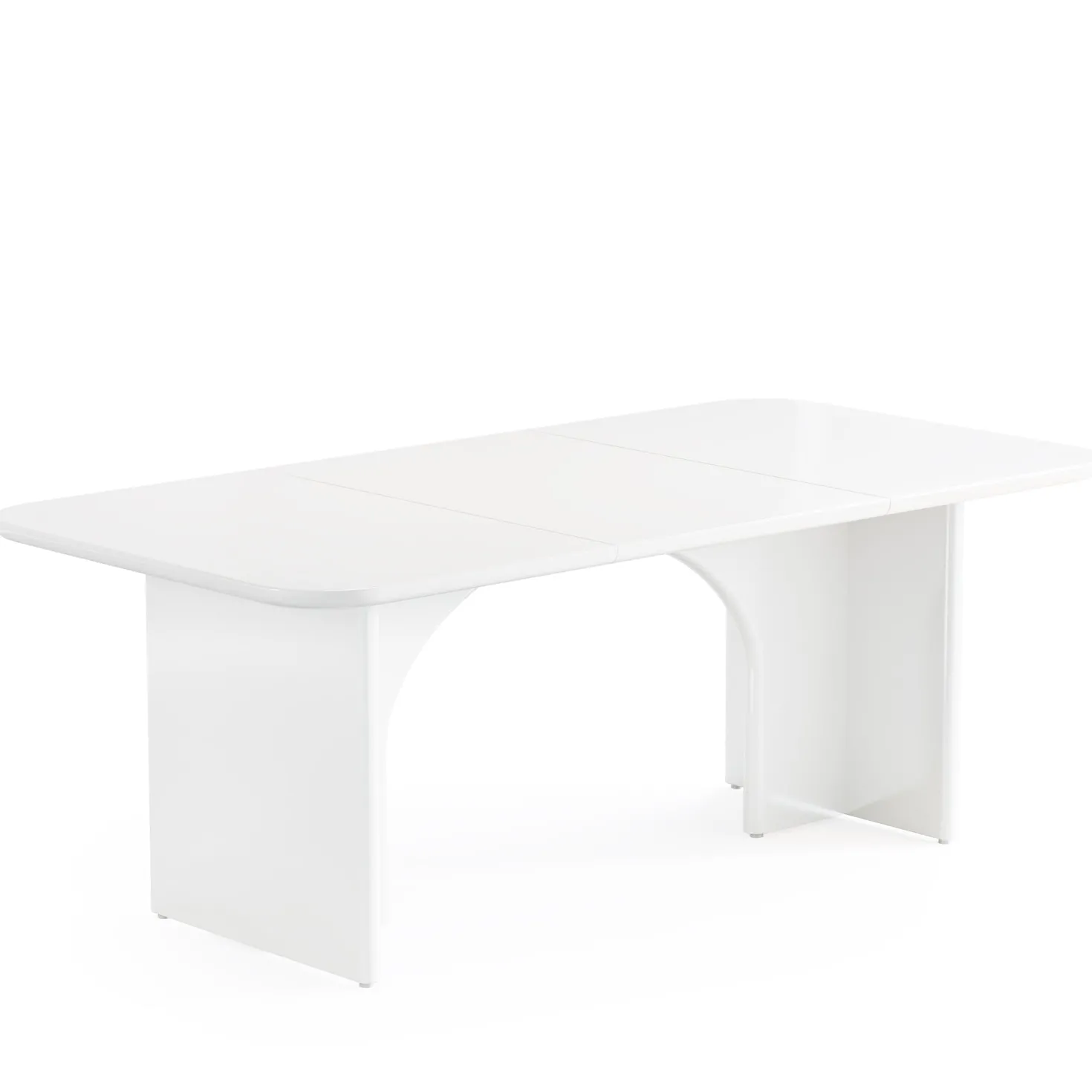 63-Inch Executive Desk, Modern Computer Desk with Arch Design Legs