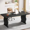 63-Inch Large Executive Desk, Sturdy Computer Desk Conference Table