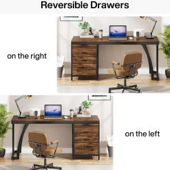 Industrial Computer Desk, 59
