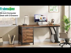 Industrial Computer Desk, 59