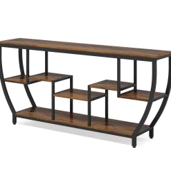 Industrial Console Table, 70.9