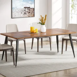 Industrial Dining Table, 70.9