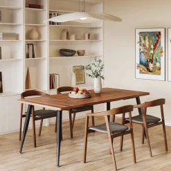 Industrial Dining Table, 70.9