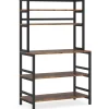 Industrial Kitchen Baker's Rack, 5-Tier Kitchen Utility Storage Shelf