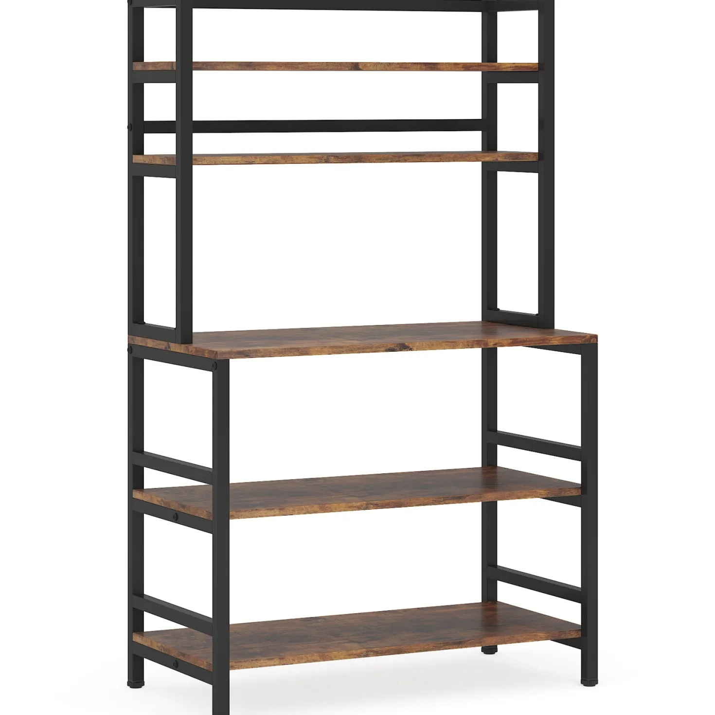 Industrial Kitchen Baker's Rack, 5-Tier Kitchen Utility Storage Shelf