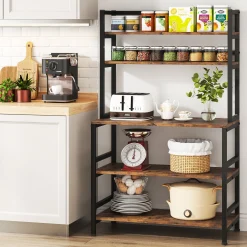 Industrial Kitchen Baker's Rack, 5-Tier Kitchen Utility Storage Shelf