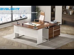 Industrial L-Shaped Desk, 63