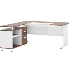 Industrial L-Shaped Desk, 63