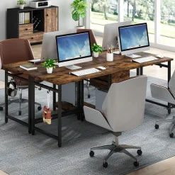 Industrial Two Person Desk, 78