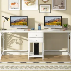 Industrial Two Person Desk, 78