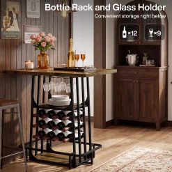 Kitchen Island with 3 Shelves, 39.4