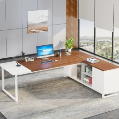 Large L-Shaped Desk, 70.87