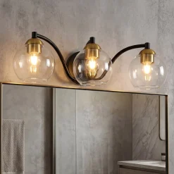 3-Light Bathroom Vanity Light, Modern Wall Sconce Lighting Fixture for Bathroom, Bedroom