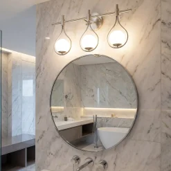 3-Light Bathroom Vanity Light, 22.5