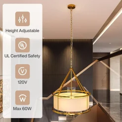 5-Light Chandelier, 24