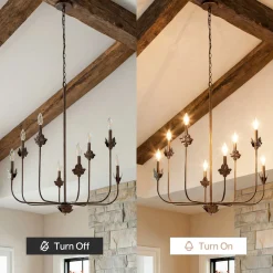 8-Light Chandeliers, 27