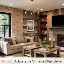 8-Light Chandeliers, 27