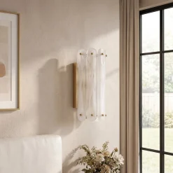 2-Light Modern Wall Sconce, 13.78