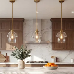 1-Light Pendant Lighting, Modern Island Chandelier Ceiling Light Fixture with Unique Design