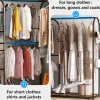 L-Shaped Clothes Rack, Corner Garment Rack with Storage Shelves