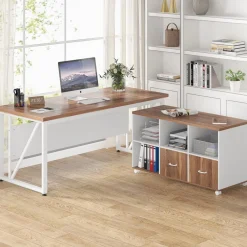 L-Shaped Computer Desk, 55