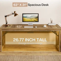 L-Shaped Executive Desk, 63