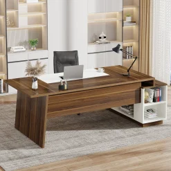 L-Shaped Executive Desk, 70.5