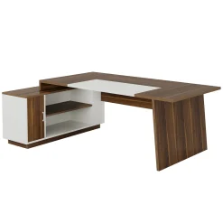 L-Shaped Executive Desk, 70.5