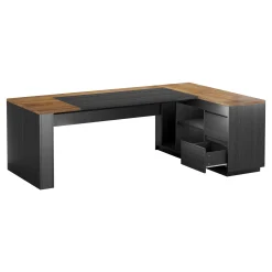 L-Shaped Executive Desk, 78.7