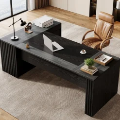 L-Shaped Executive Desk, 78.7