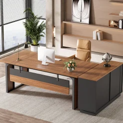 L-Shaped Executive Desk, 63
