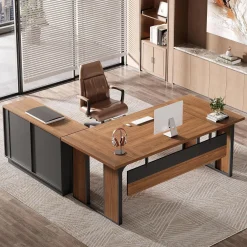 L-Shaped Executive Desk, 63