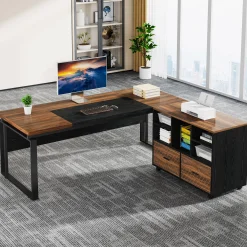 L-Shaped Executive Desk, 63
