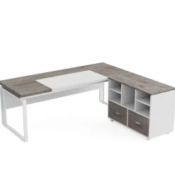 L-Shaped Executive Desk, 63