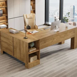 L-Shaped Executive Desk, 78