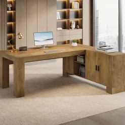 L-Shaped Executive Desk, 78