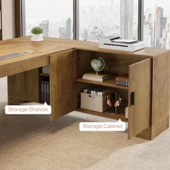 L-Shaped Executive Desk, 78