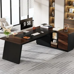L-Shaped Executive Desk, 78