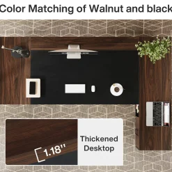 L-Shaped Executive Desk, 78