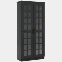 Modern Shoe Cabinet, 8-Tier Shoe Storage Racks With Adjustable Shelves