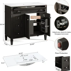 Modern Bathroom Vanity, 36