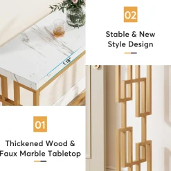 Modern Console Table, 42.5