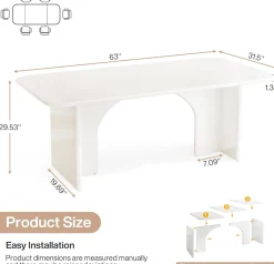 Modern Dining Table, 63