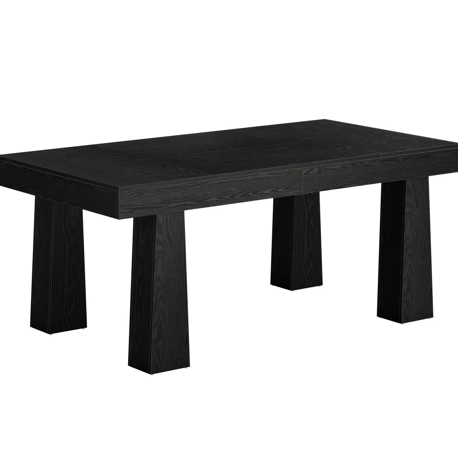 Modern Kitchen Table, 63" Dining Table Dinner Table for 4-6