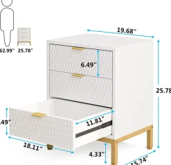 Modern Nightstand, 25.8