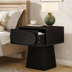 Modern Nightstand, Bed Side Table with Drawer Storage