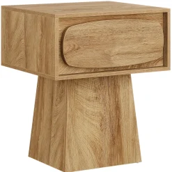 Modern Nightstand, Bed Side Table with Drawer Storage