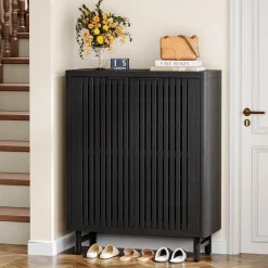 Modern Shoe Cabinet, 6-Tier Rack Organizer with Adjustable Shelves
